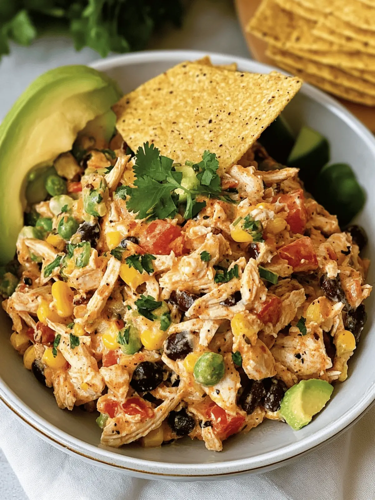 High Protein Southwest Chicken Salad with Greek Yogurt Magic 3 High Protein Southwest Chicken Salad