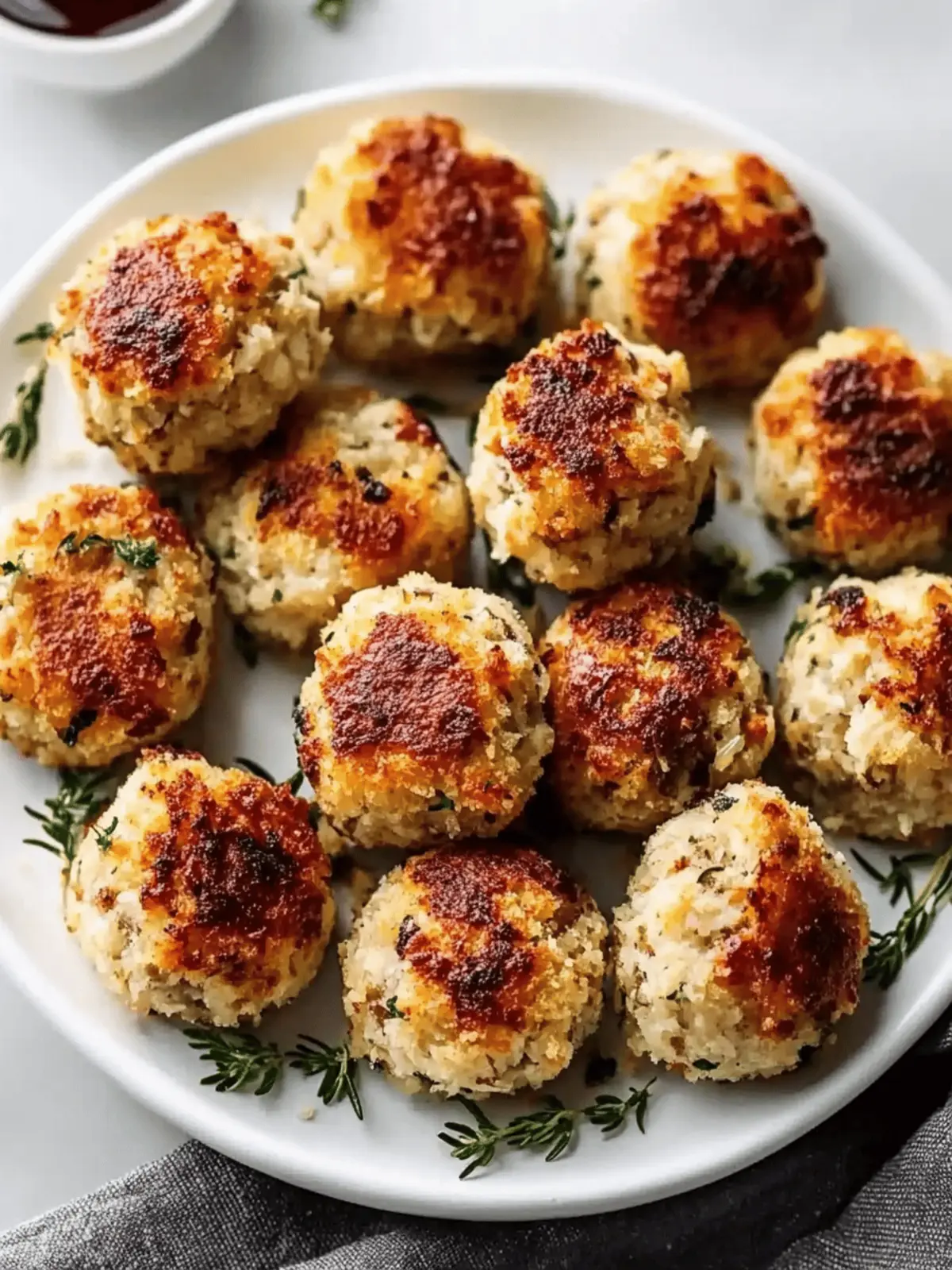 Crispy Turkey Stuffing Balls: Turn Leftovers into Delicious Bites 4 Crispy Turkey Stuffing Balls