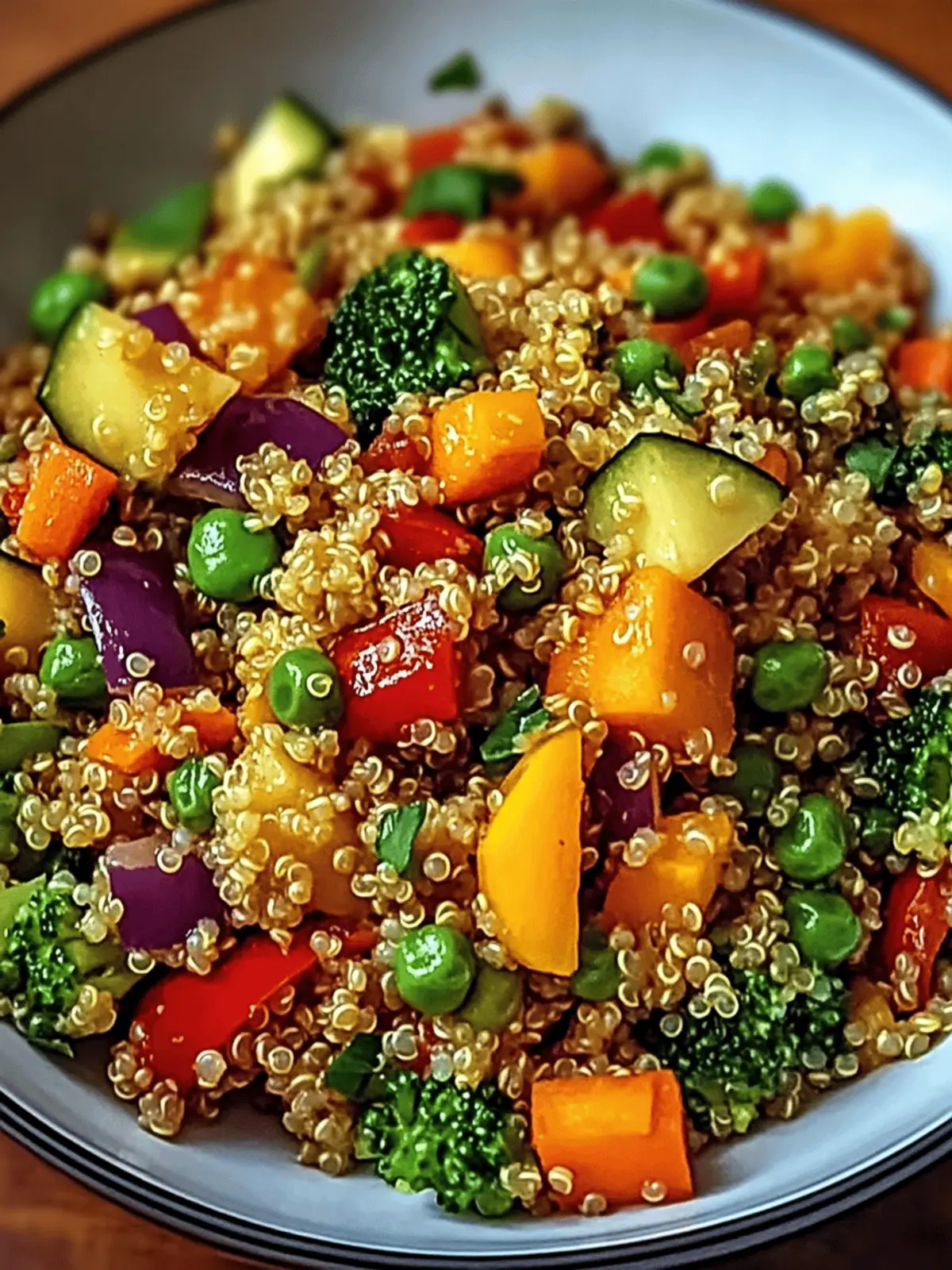 Quick Quinoa & Veggie Stir-Fry