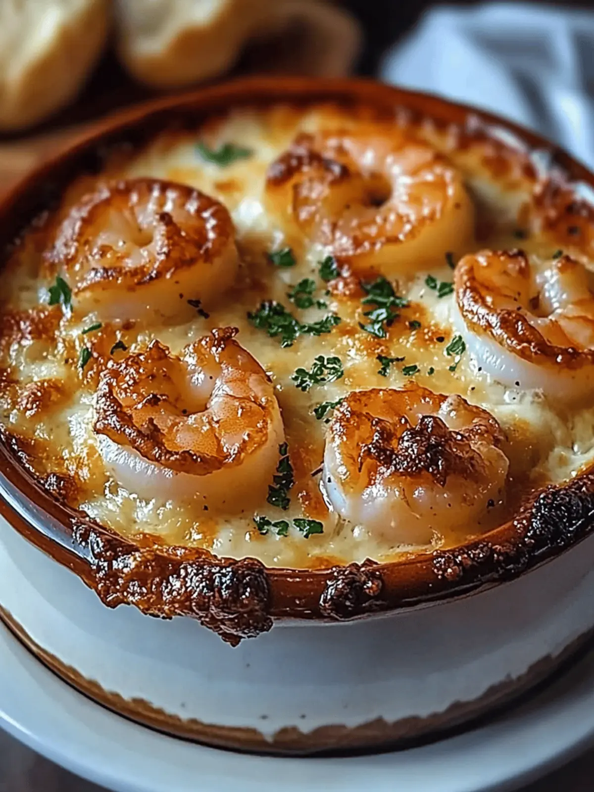 Irresistible Creamy Seafood Gratin with Scallops & Shrimp Delight 4 Creamy Seafood Gratin with Scallops & Shrimp