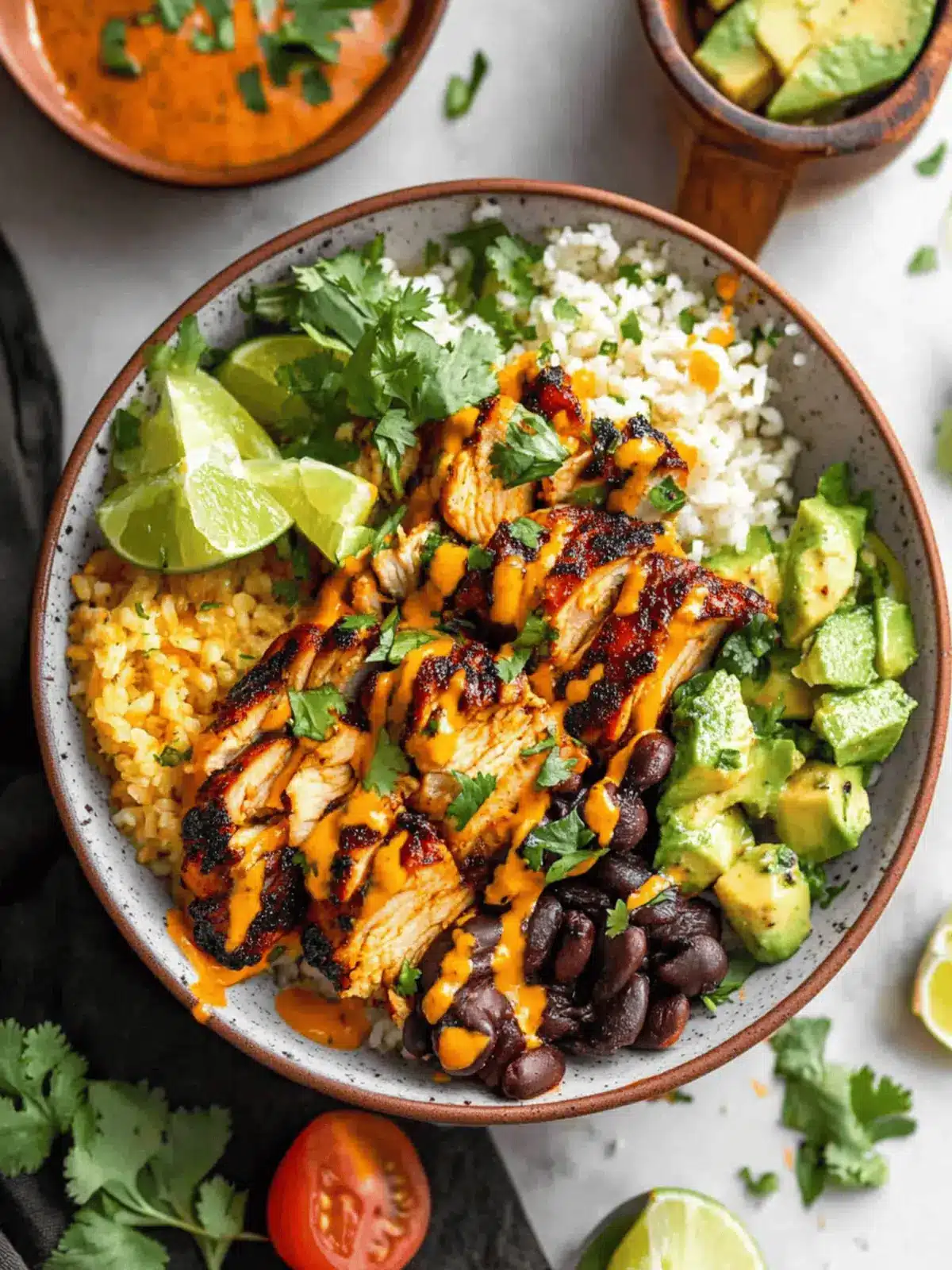 Zesty Cilantro Lime Chicken Bowls for Easy Weeknight Dinners 5 Cilantro Lime Chicken Bowls