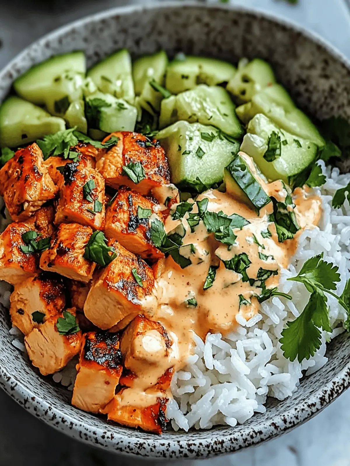 Coconut Chicken Rice Bowl