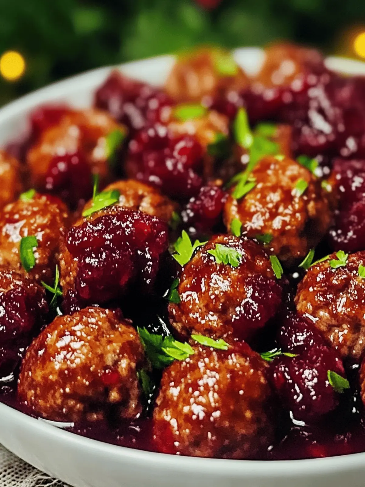 Delicious Christmas Cranberry Meatballs for Festive Gatherings 2 Christmas Cranberry Meatballs
