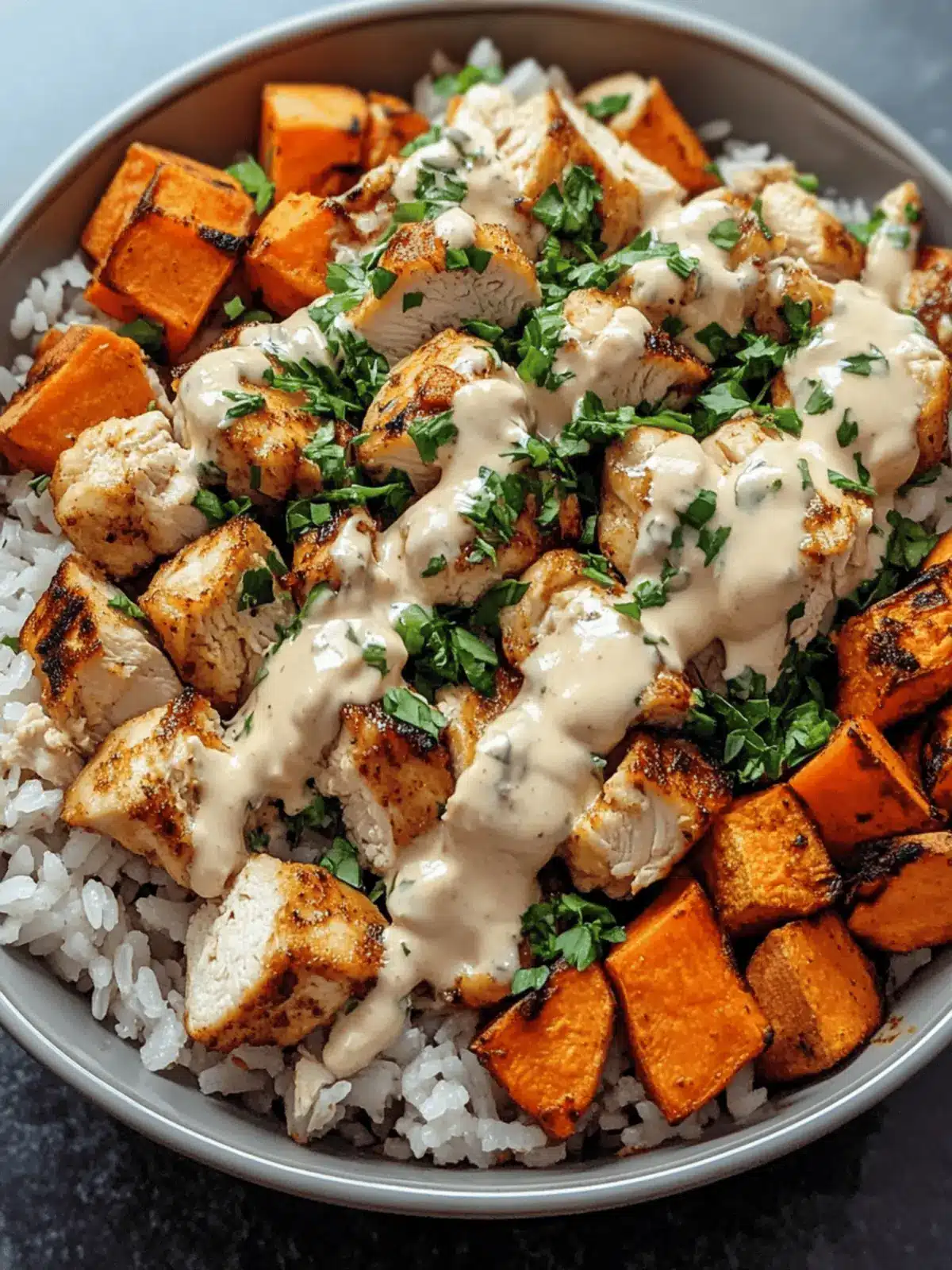 Delicious Chicken & Sweet Potato Rice Bowl Ready in 40 Minutes 2 Chicken & Sweet Potato Rice Bowl