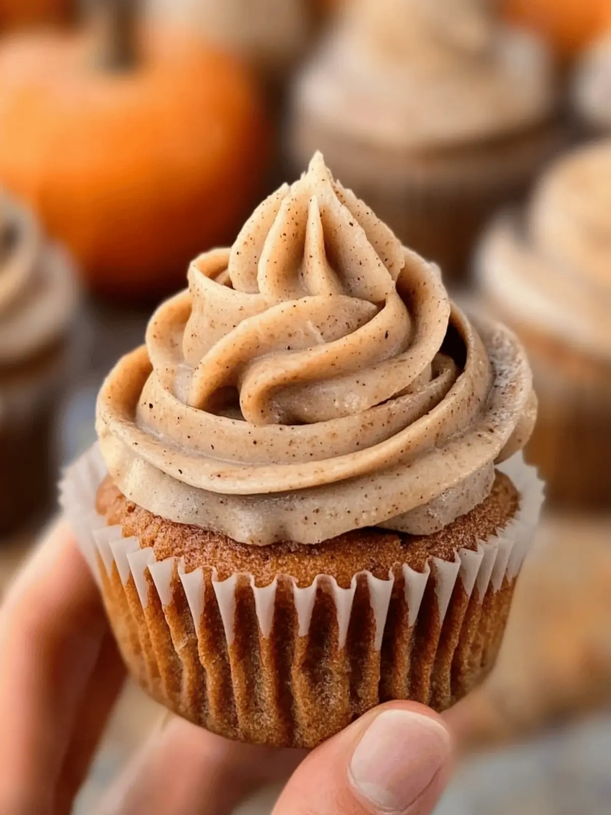Pumpkin Cupcakes with Brown Butter Frosting: Fall's Delight 2 Pumpkin Cupcakes with Brown Butter Frosting