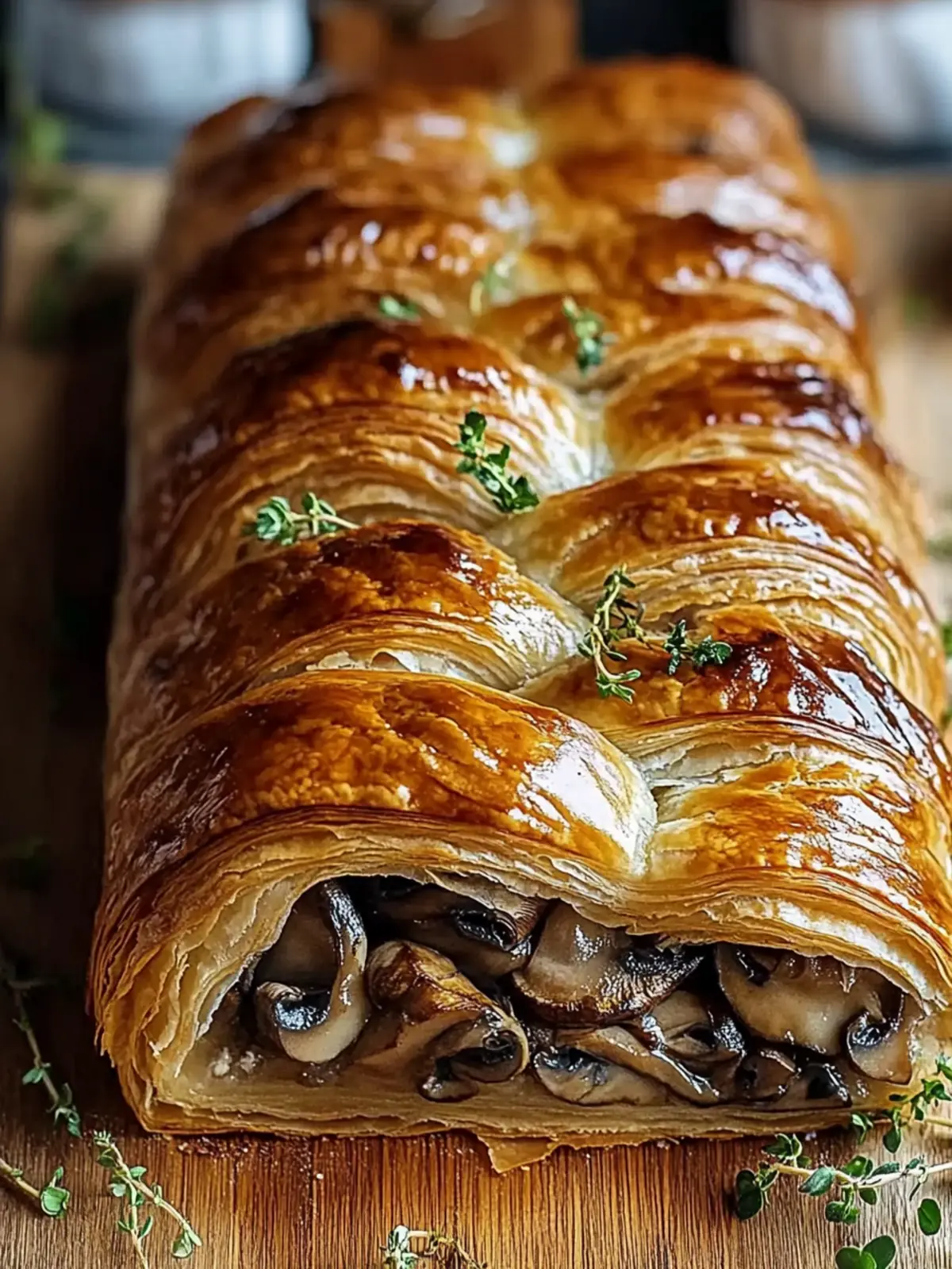 Savory Mushroom & Gruyère Puff Pastry Braid for Cozy Brunches 2 Savory Mushroom & Gruyère Puff Pastry Braid