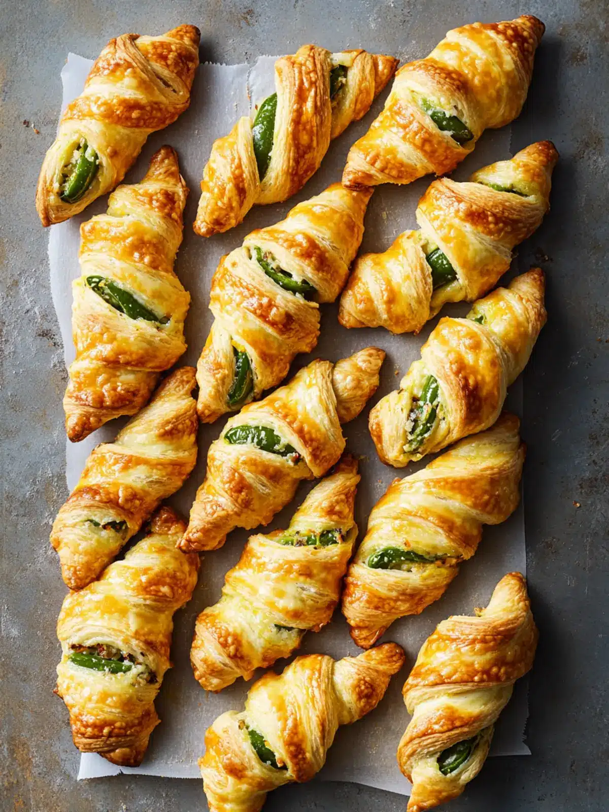 Flaky Jalapeño Popper Twists