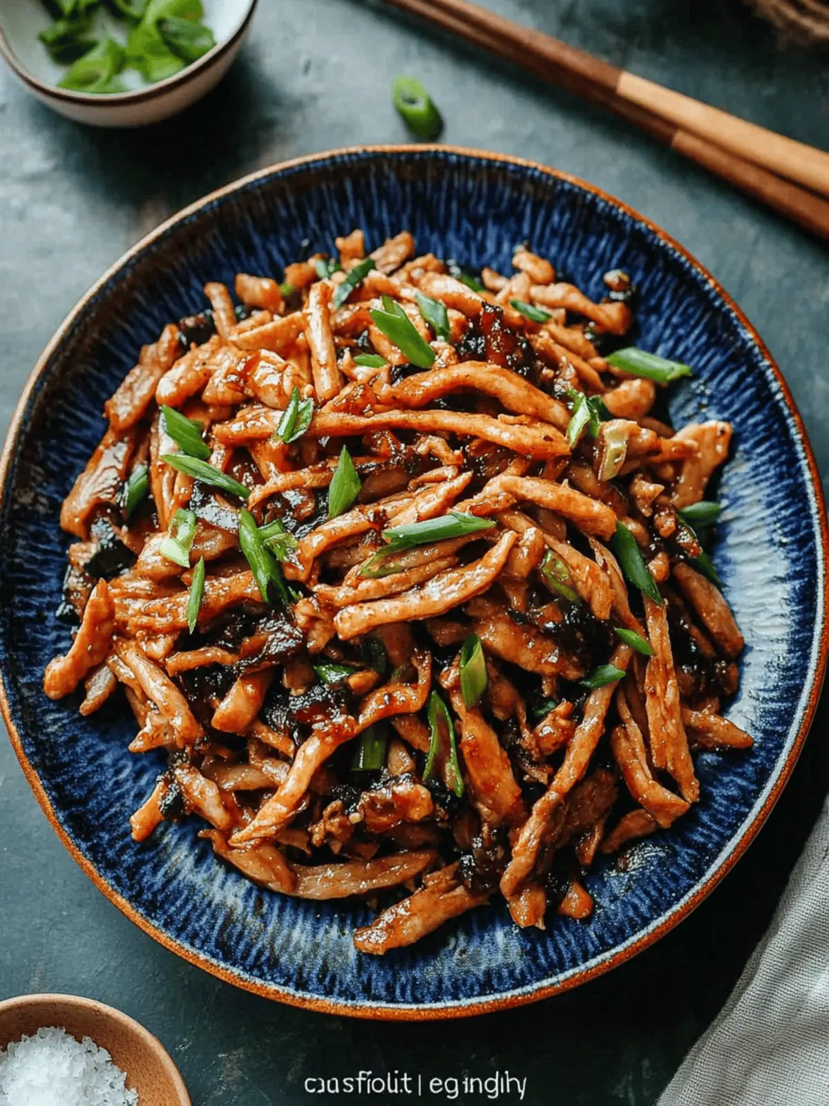 Shredded Pork with Garlic Sauce