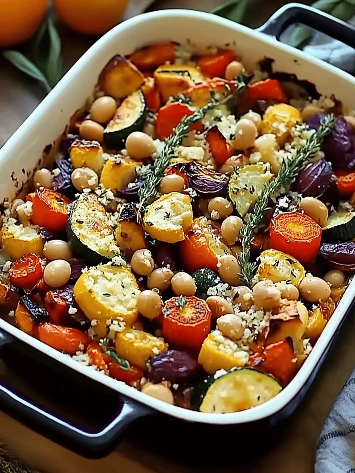 Rustic Roasted Vegetable Bake with Cannellini Beans Delight 4 Rustic Roasted Vegetable Bake with Cannellini Beans