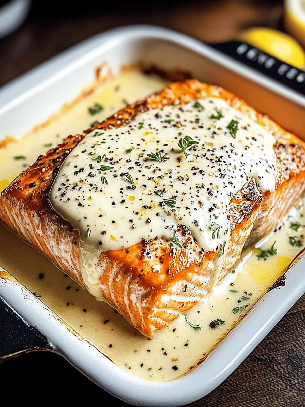 Baked Boursin Salmon