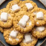 Marshmallow Crispy Cookies