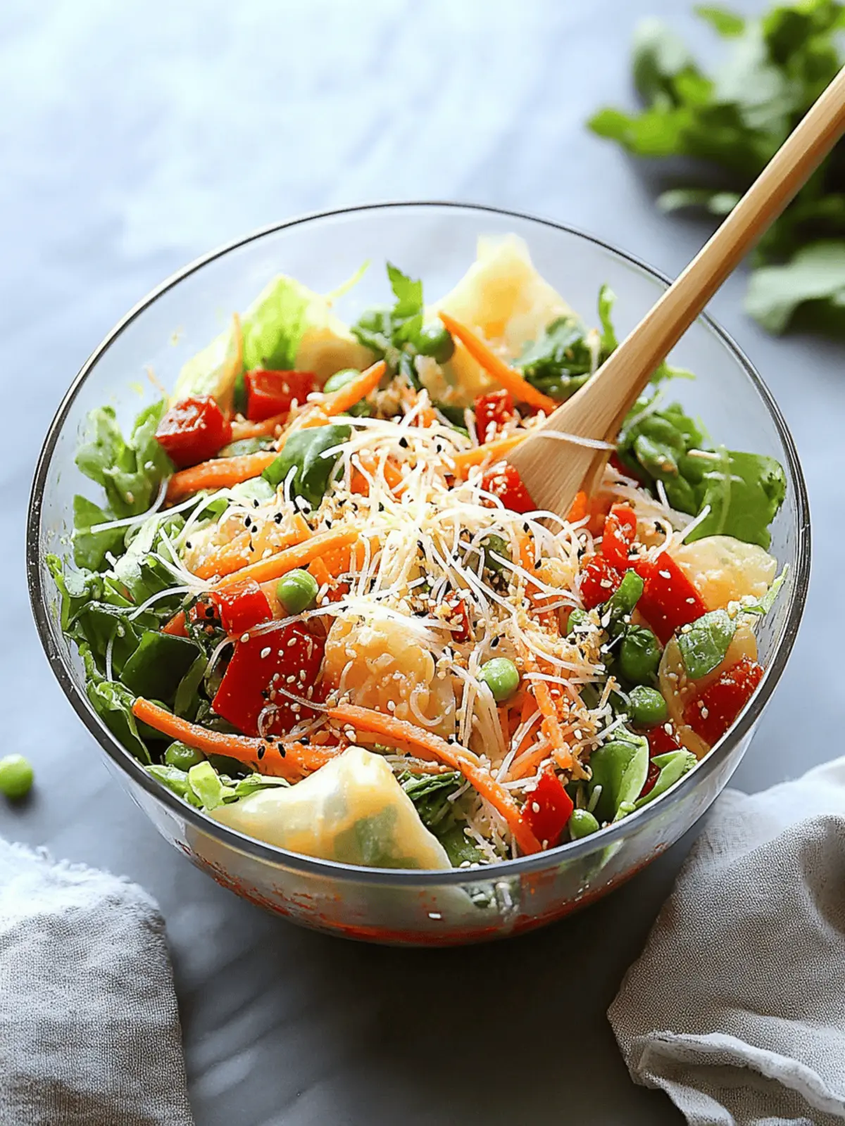 Spring Roll Salad with Spicy Ginger Dressing for Fresh Cravings 4 Spring Roll Salad with Spicy Ginger Dressing