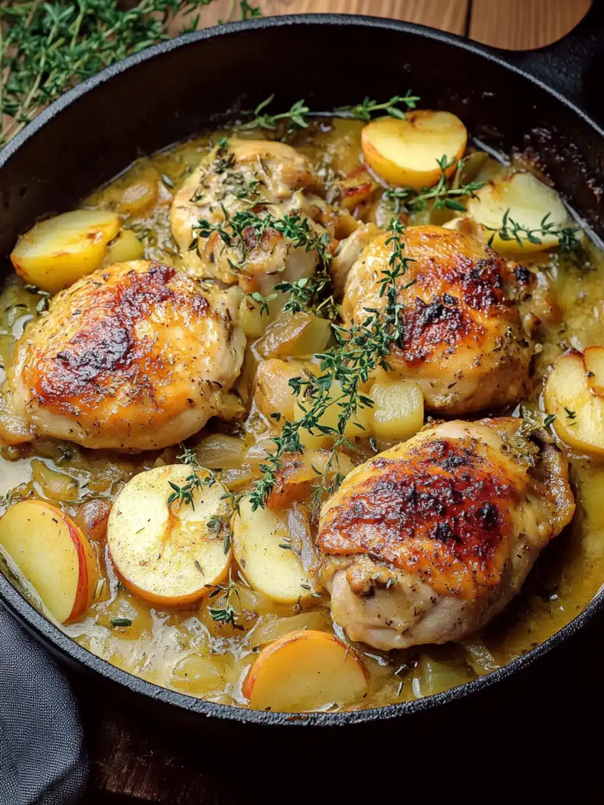 French Apple Cider Chicken