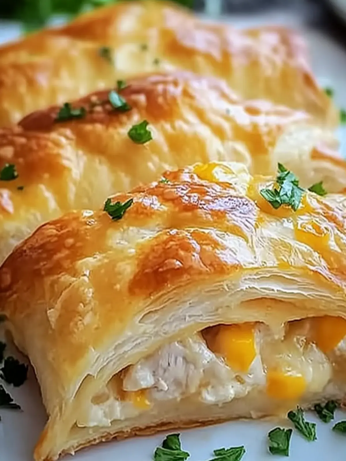 Cheesy Chicken Crescent Rolls