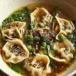 Savory Asian Potsticker Soup