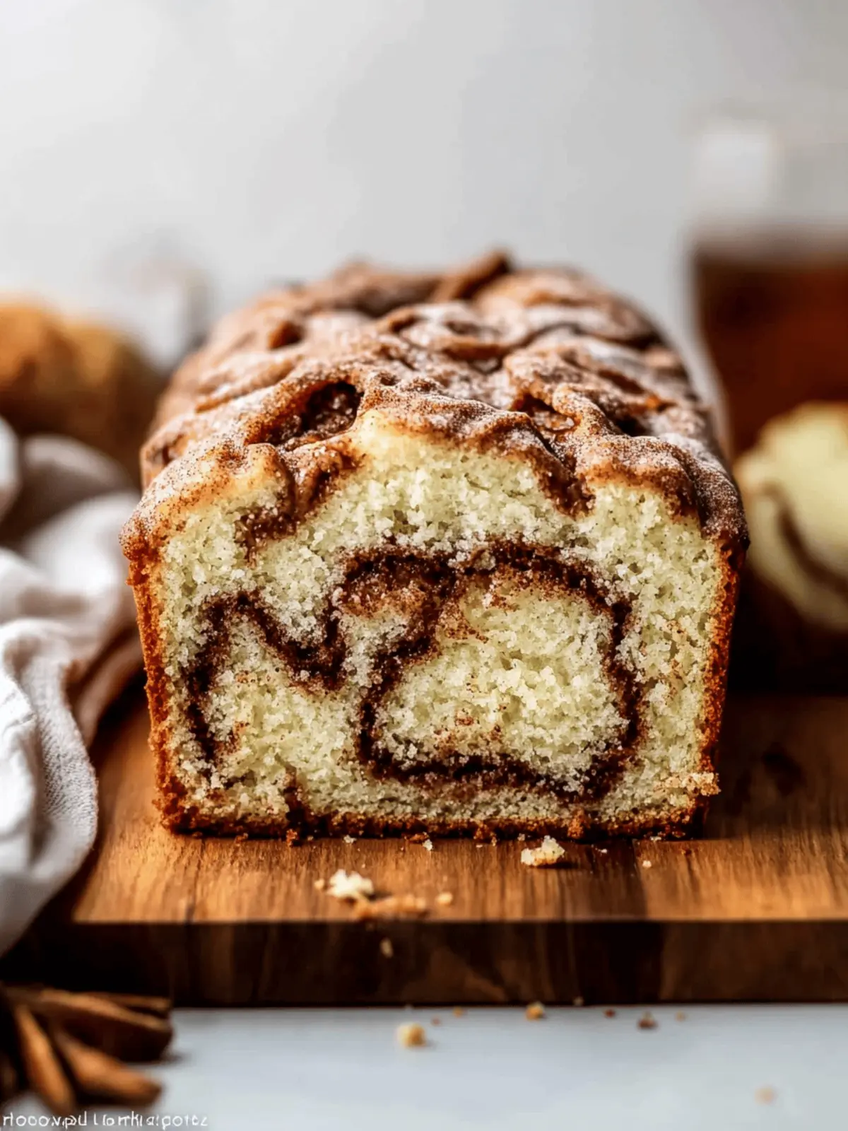 Cinnamon Swirl Loaf Cake