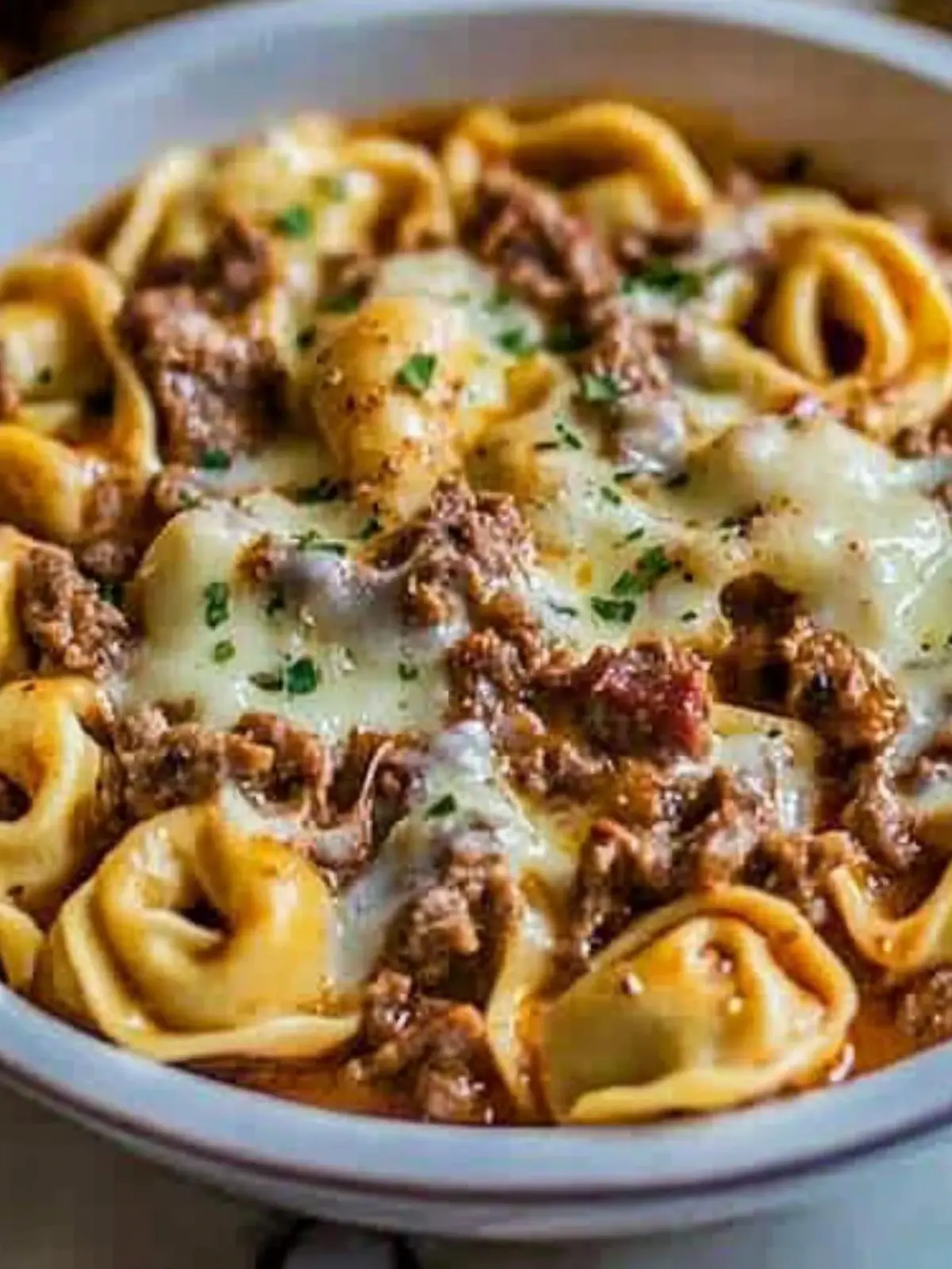 Cheesesteak Tortellini in Rich Provolone Sauce for Cozy Nights 2 Cheesesteak Tortellini in Rich Provolone Sauce