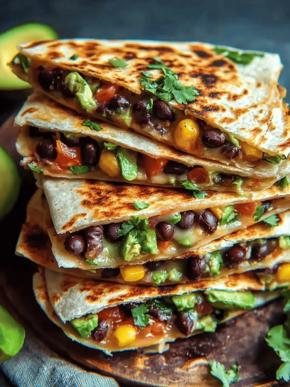 Easy Vegan Quesadillas With Black Beans And Avocado