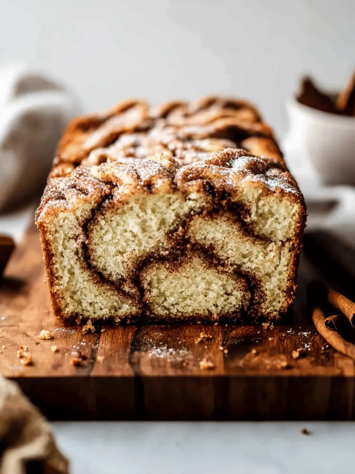 Cinnamon Swirl Loaf Cake