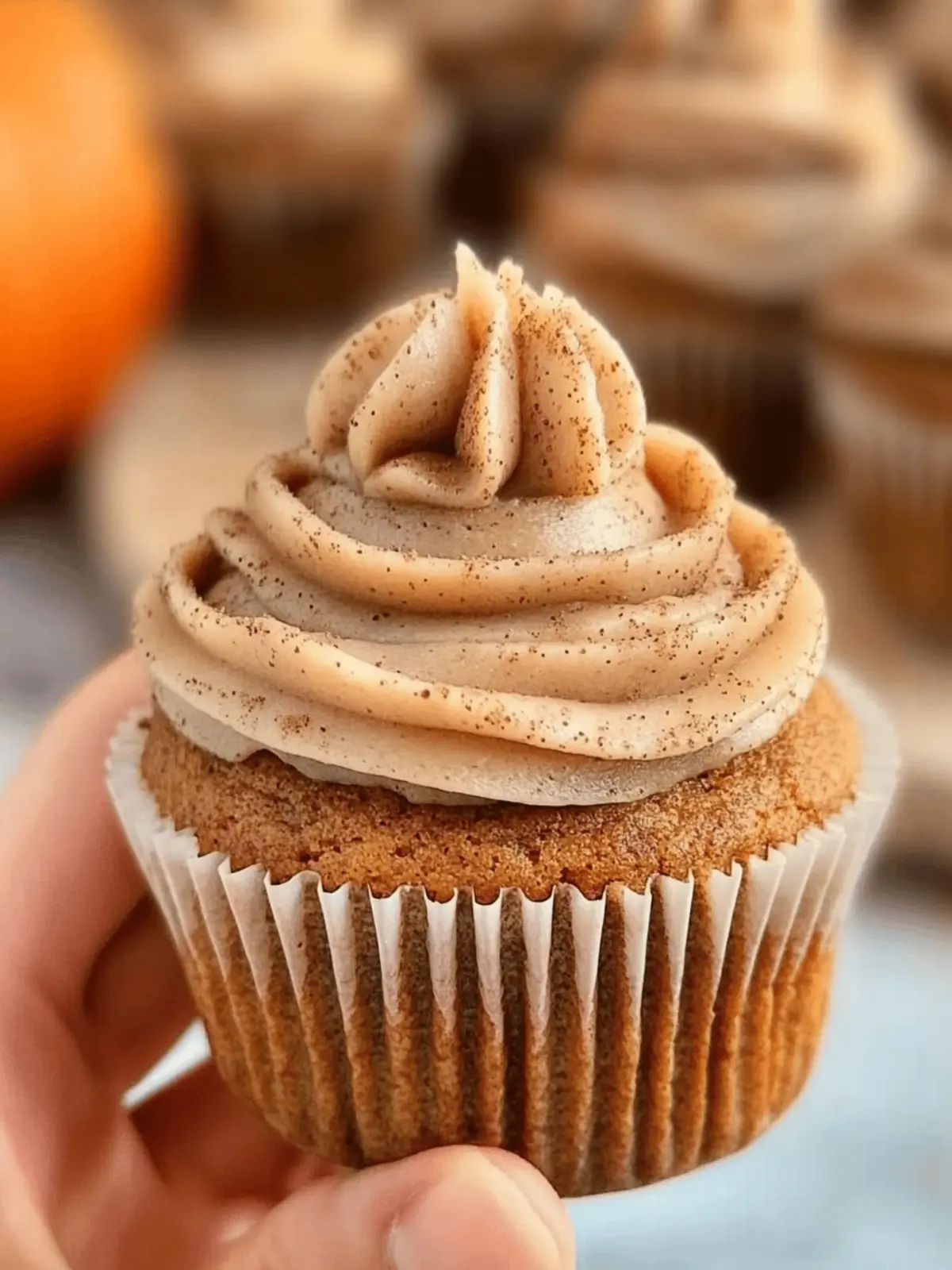 Pumpkin Cupcakes with Brown Butter Frosting: Fall's Delight 4 Pumpkin Cupcakes with Brown Butter Frosting