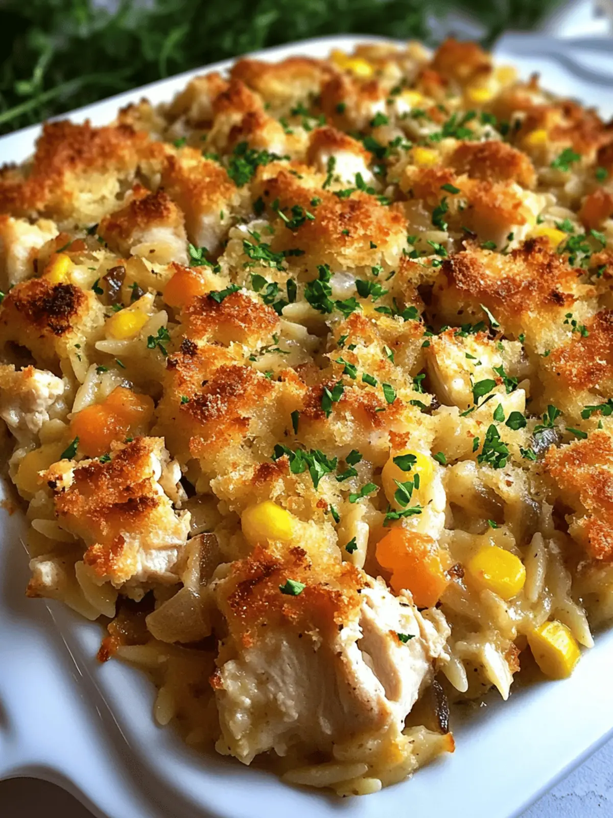 Savory French Onion Chicken Orzo Casserole You’ll Crave 3 French Onion Chicken Orzo Casserole
