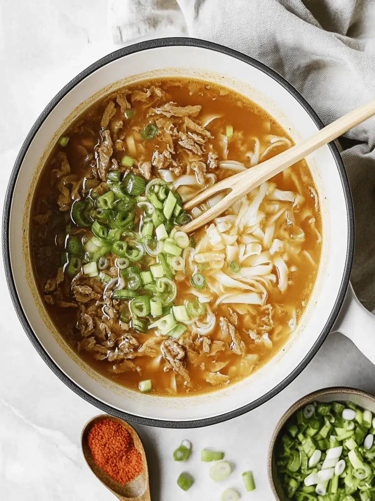 Savory Egg Roll Soup: A Cozy Twist on Takeout Comfort 2 Egg Roll Soup