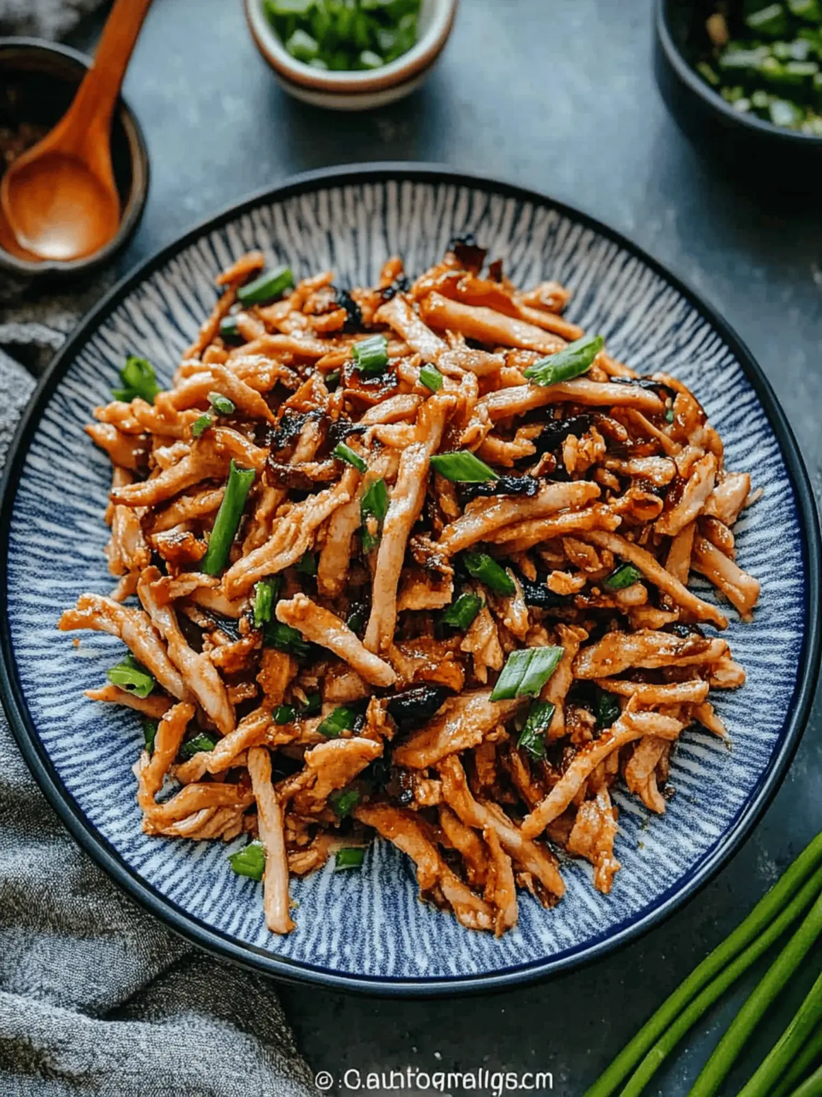 Shredded Pork with Garlic Sauce