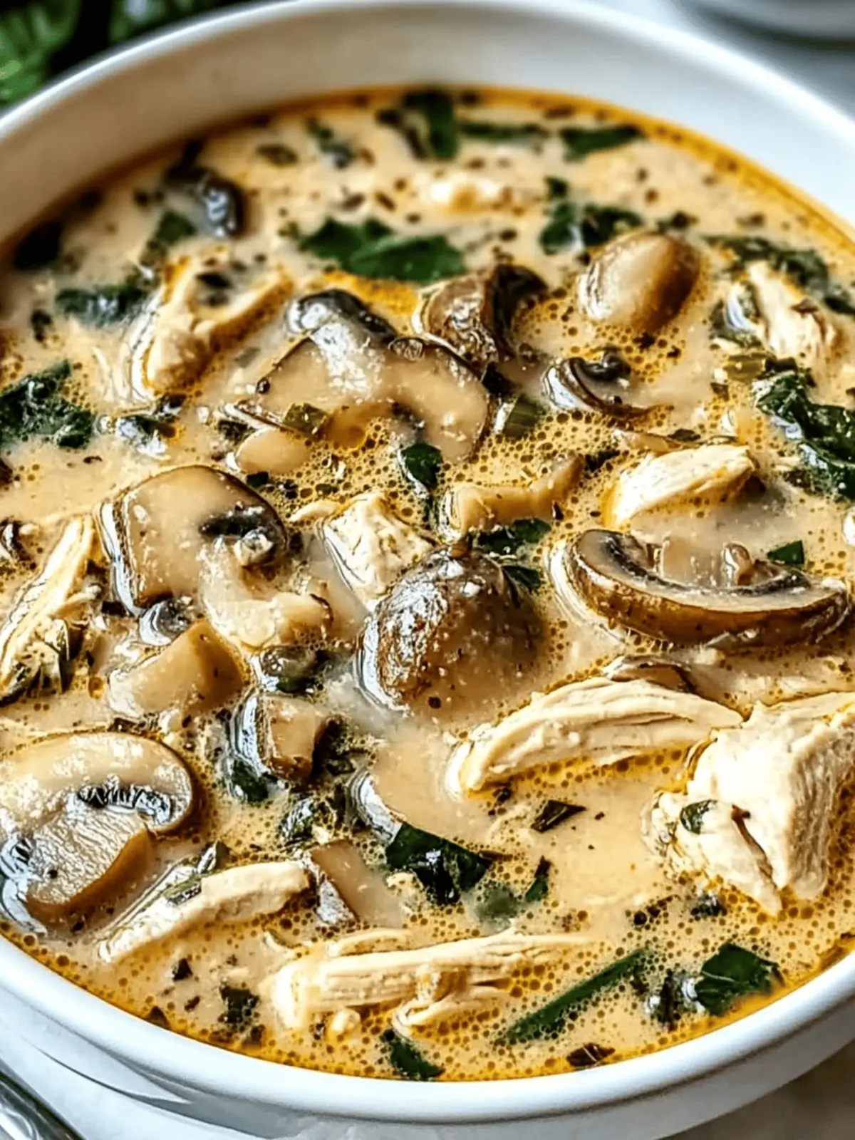 Clean Chicken Mushroom Soup: Comfort in Every Spoonful 4 Clean Chicken Mushroom Soup