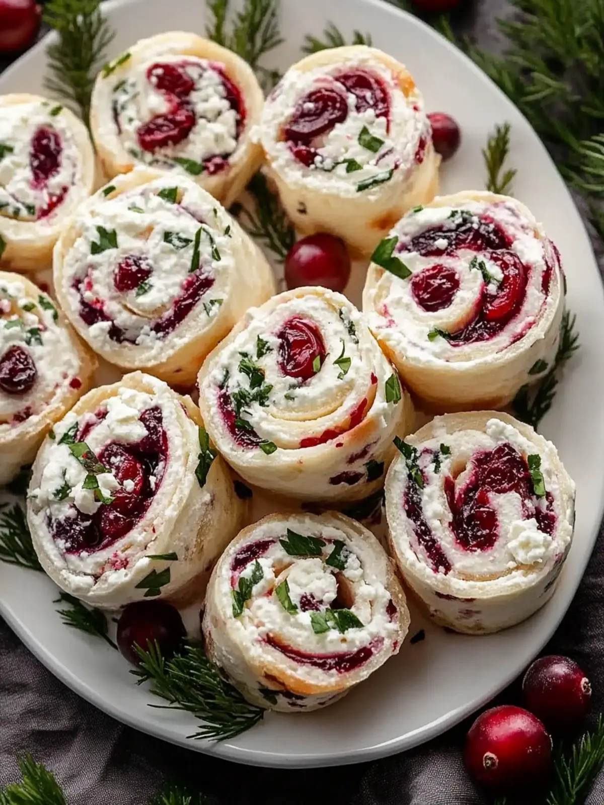 Cranberry Feta Pinwheels: Festive Bites for Happy Gatherings 5 Cranberry Feta Pinwheels