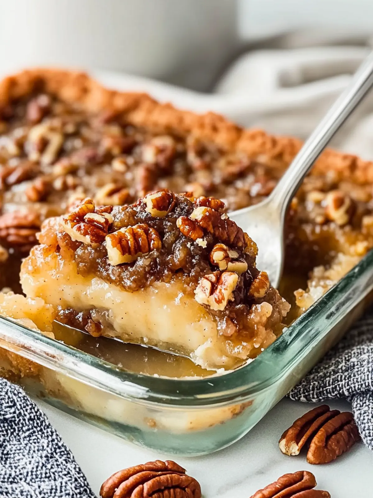 Delicious Pecan Pie Dump Cake for Effortless Indulgence 5 Pecan Pie Dump Cake