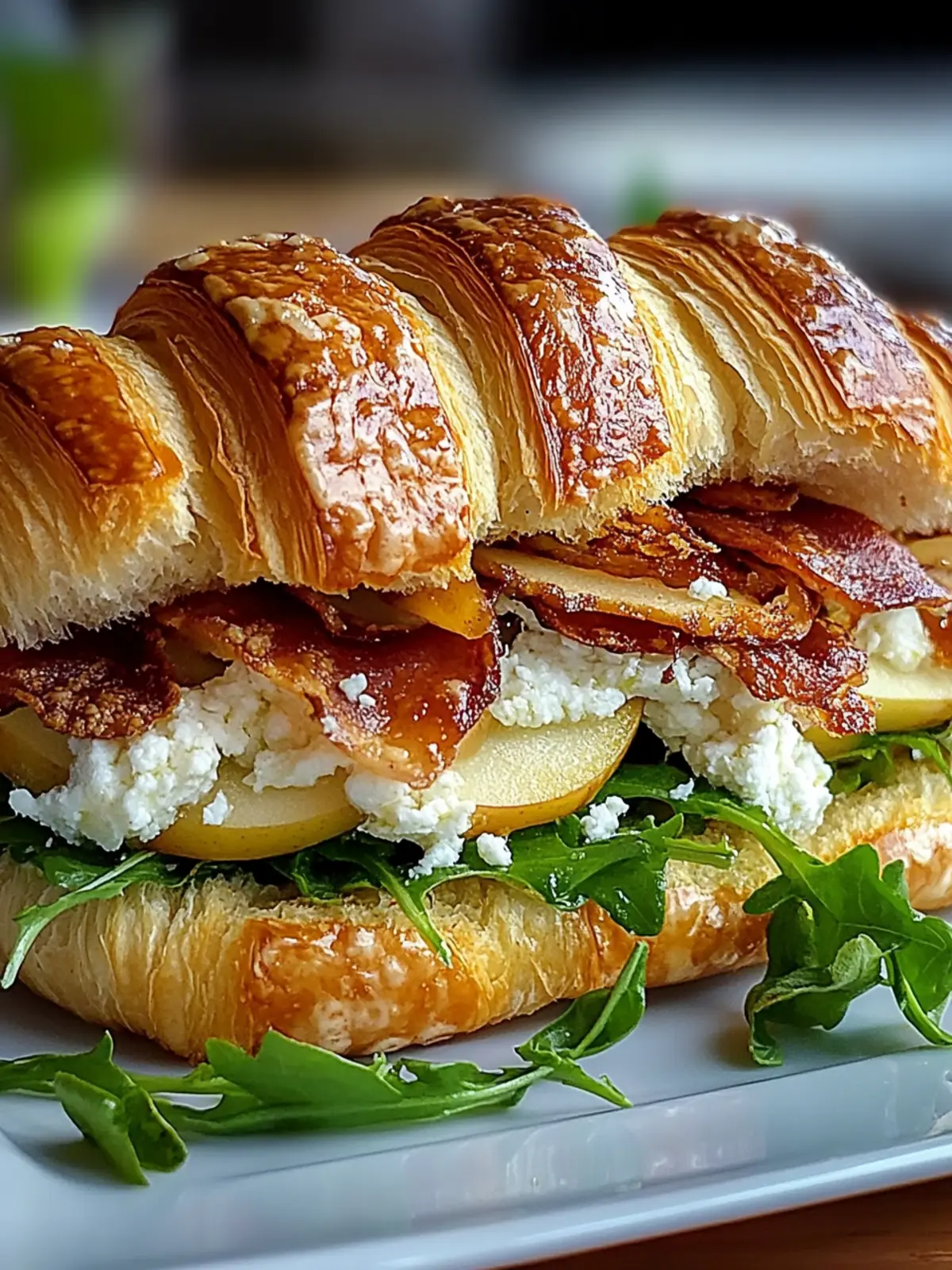 Delicious Apple & Goat Cheese Croissant Sandwich You’ll Love 4 Apple & Goat Cheese Croissant Sandwich