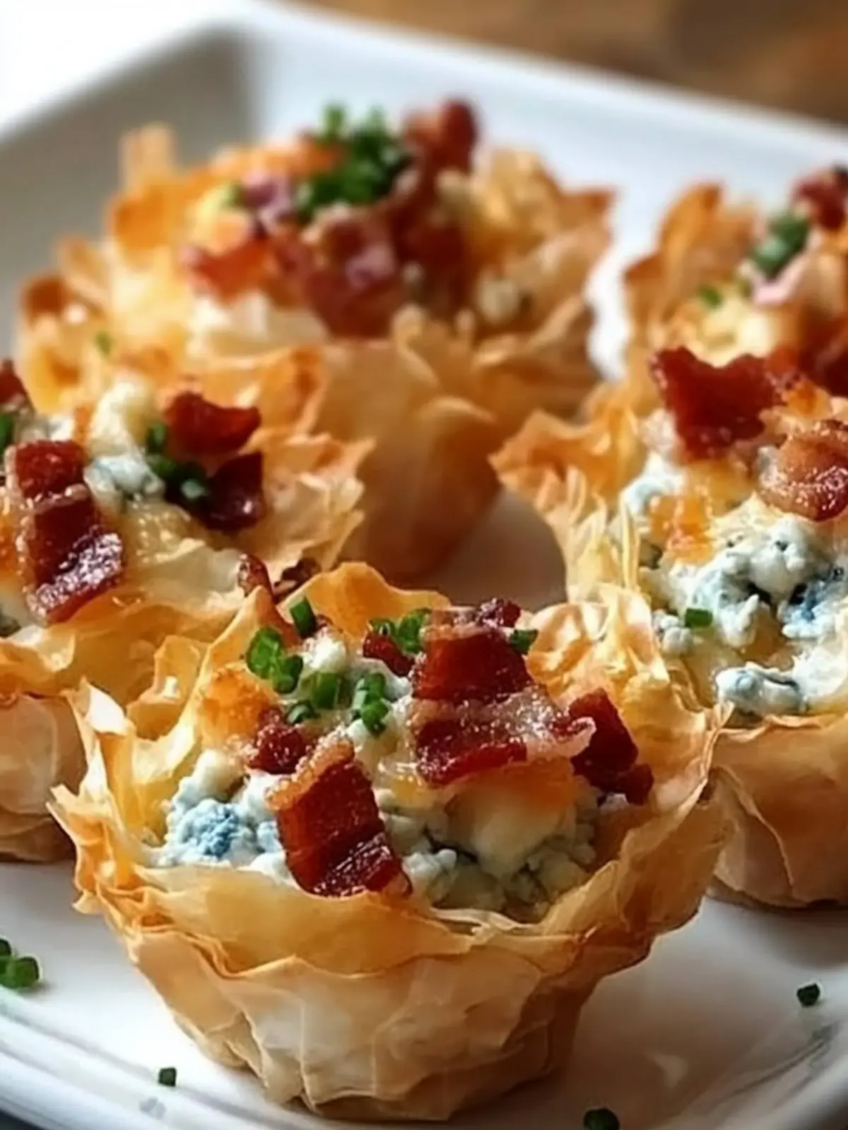 Bacon Blue Cheese Phyllo Cups: Your New Favorite Appetizer 3 Bacon Blue Cheese Phyllo Cups