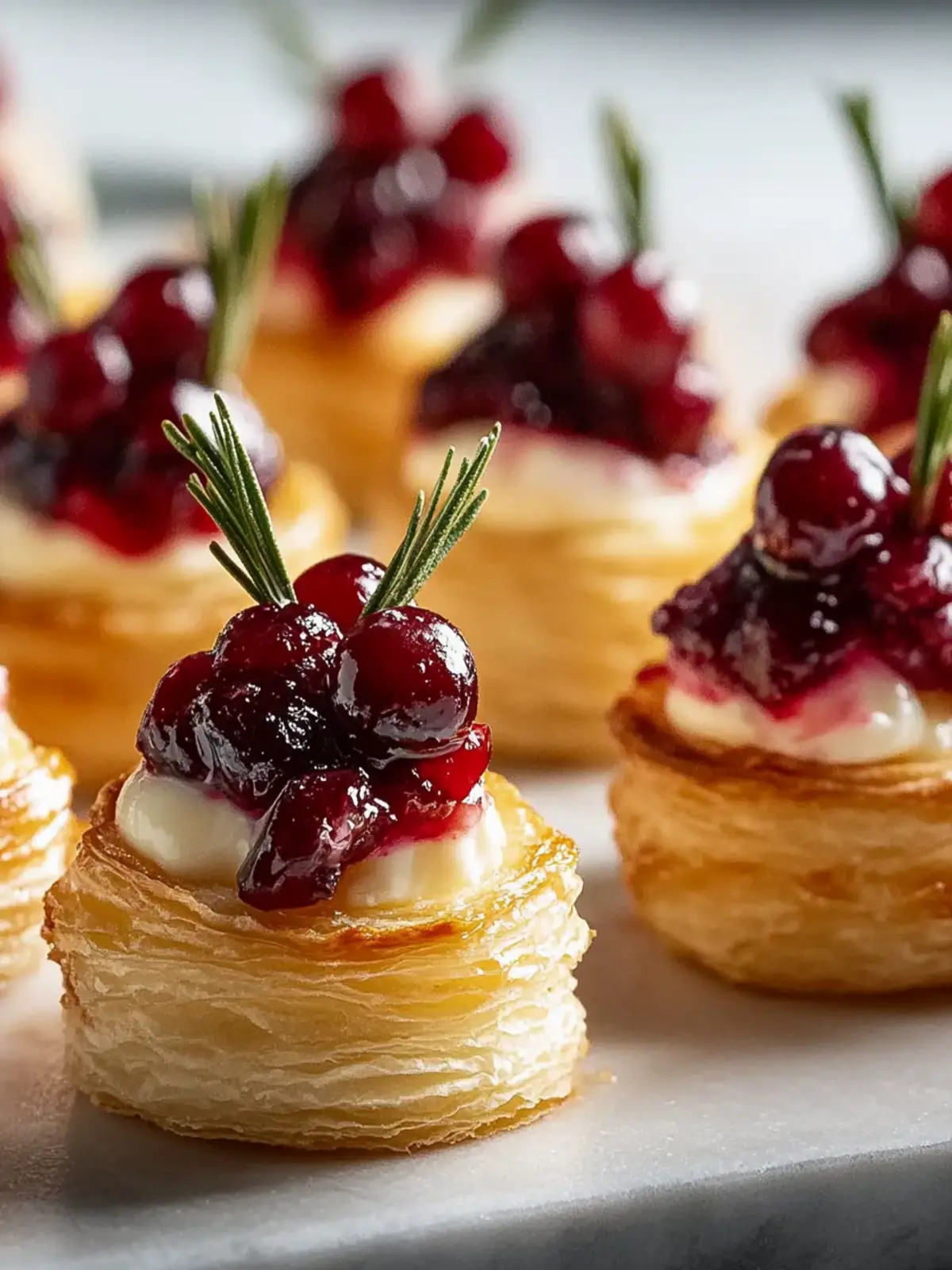 Mini Cranberry Brie Bites: Quick & Irresistible Holiday Treats 4 Mini Cranberry Brie Bites