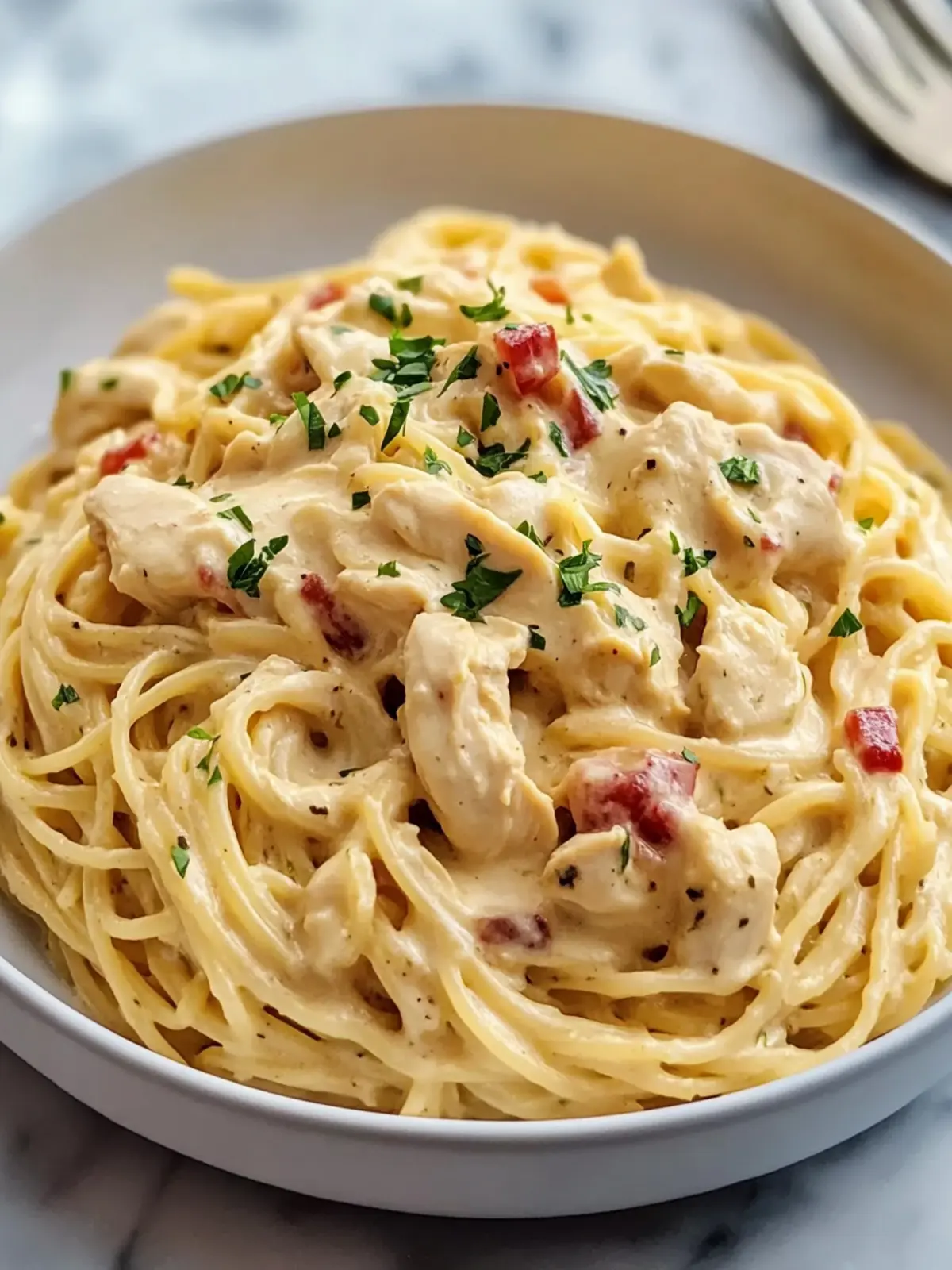 Creamy Crockpot Chicken Spaghetti for Effortless Family Nights 3 Creamy Crockpot Chicken Spaghetti