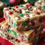 Festive Christmas Cookie Bars