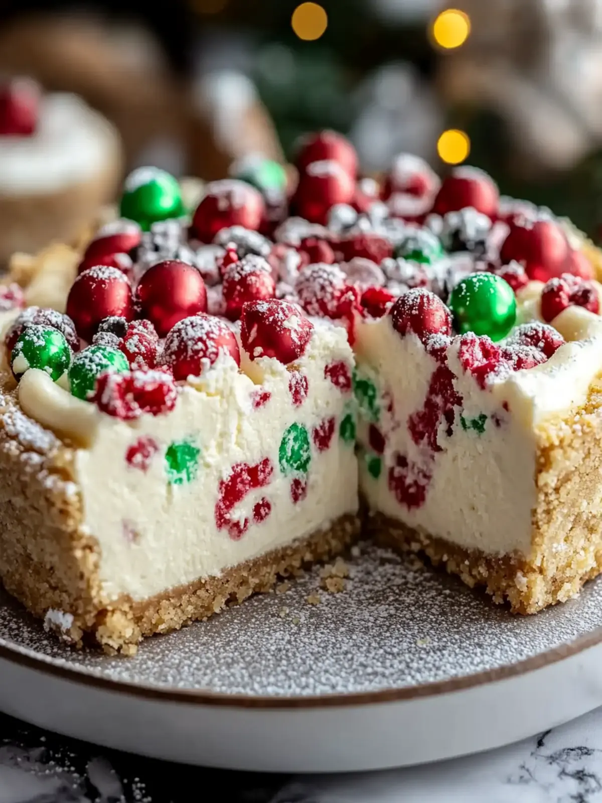 Christmas Sugar Cookie Cheesecake: Your New Holiday Favorite 2 Christmas Sugar Cookie Cheesecake