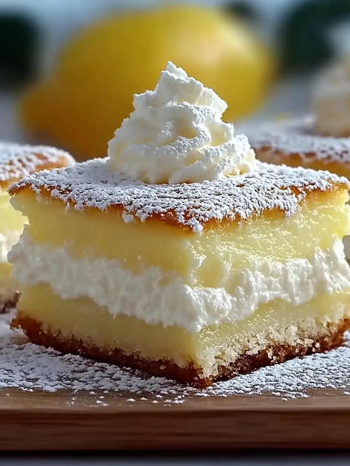 Vanilla Custard Cream Squares