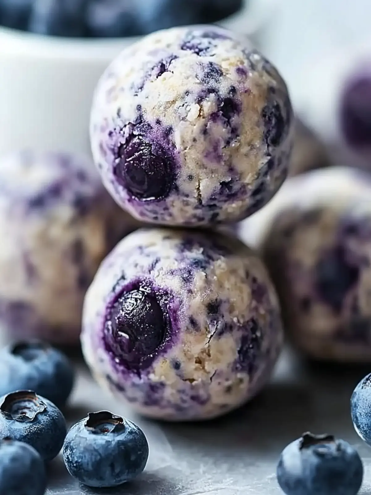 Blueberry Cheesecake Protein Bites: Healthy Indulgence Awaits 4 Blueberry Cheesecake Protein Bites
