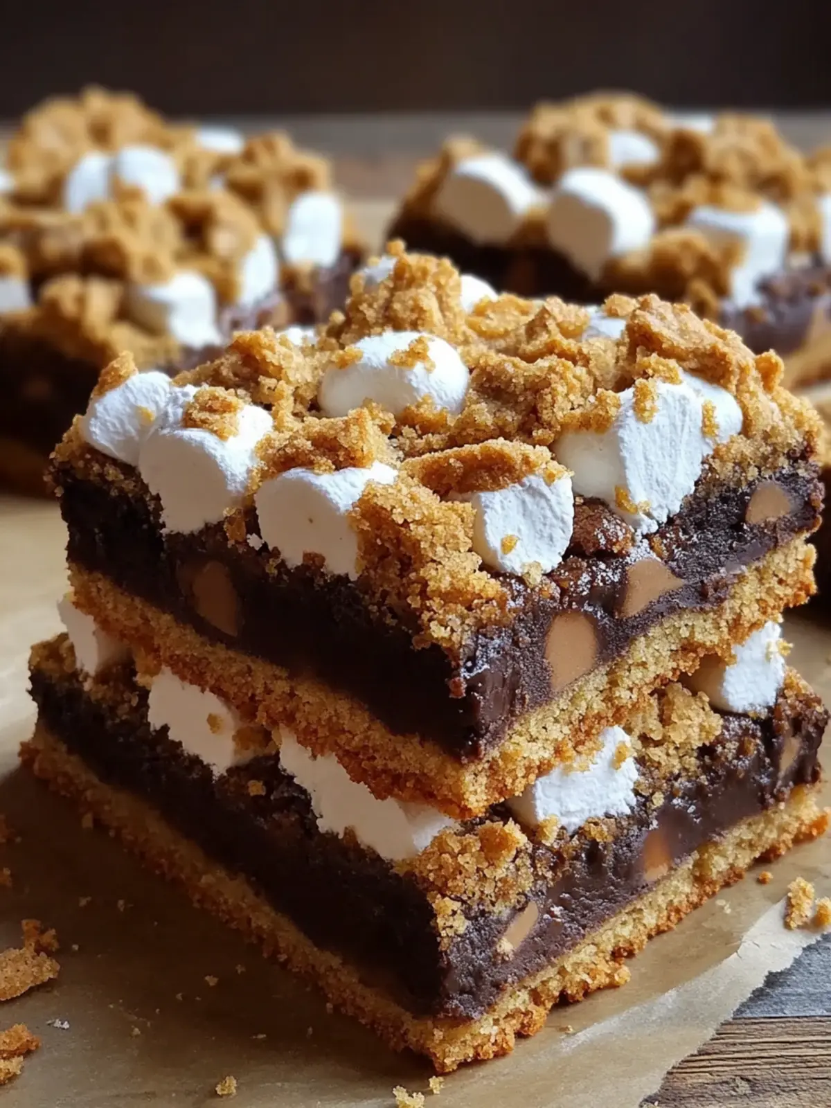 Smores Gingerbread Cookie Bars: Cozy Flavor in Every Bite 5 Smores Gingerbread Cookie Bars