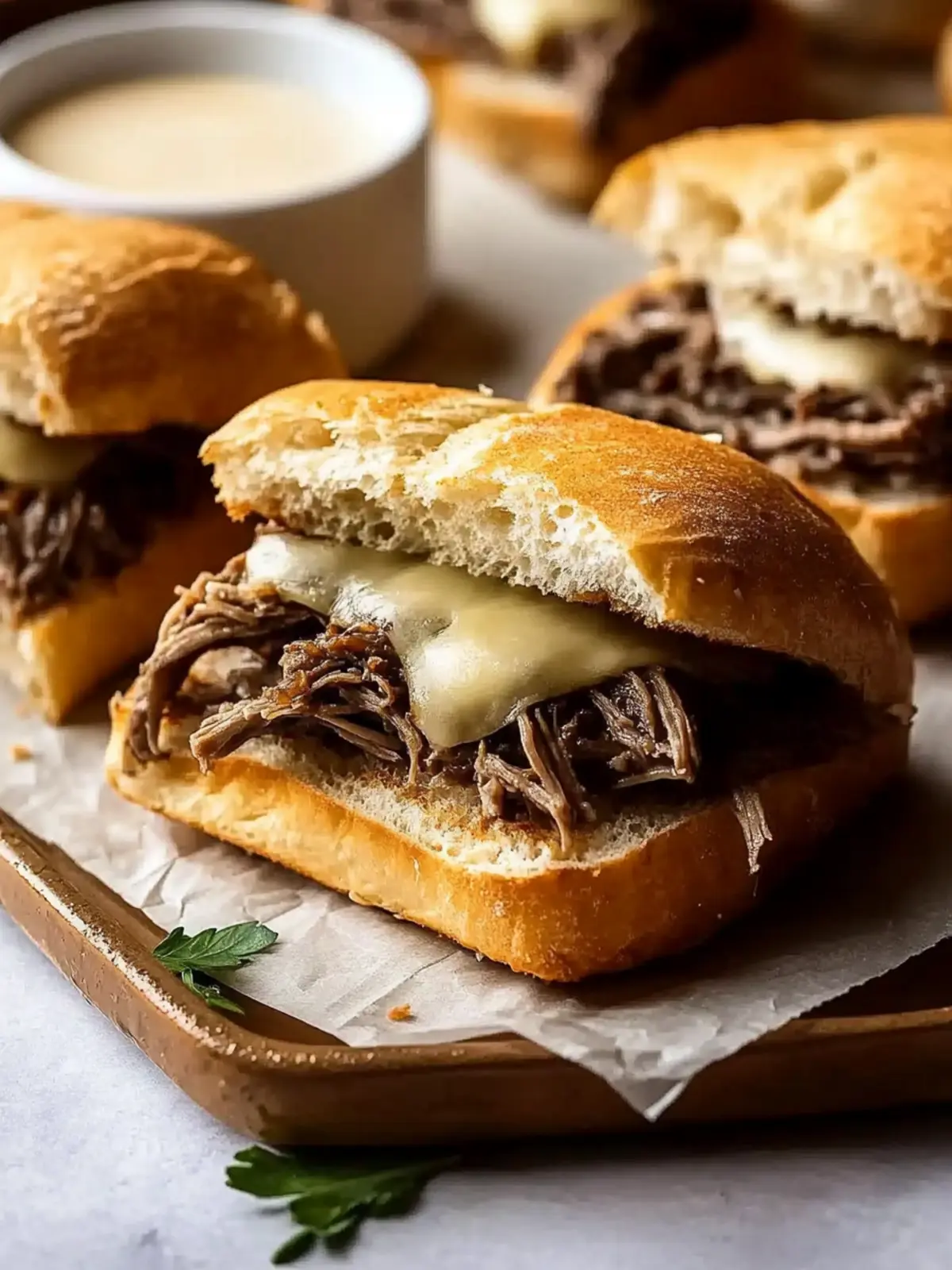 Crockpot French Dip Sandwiches: Effortless Comfort Food Delight 3 Crockpot French Dip Sandwiches