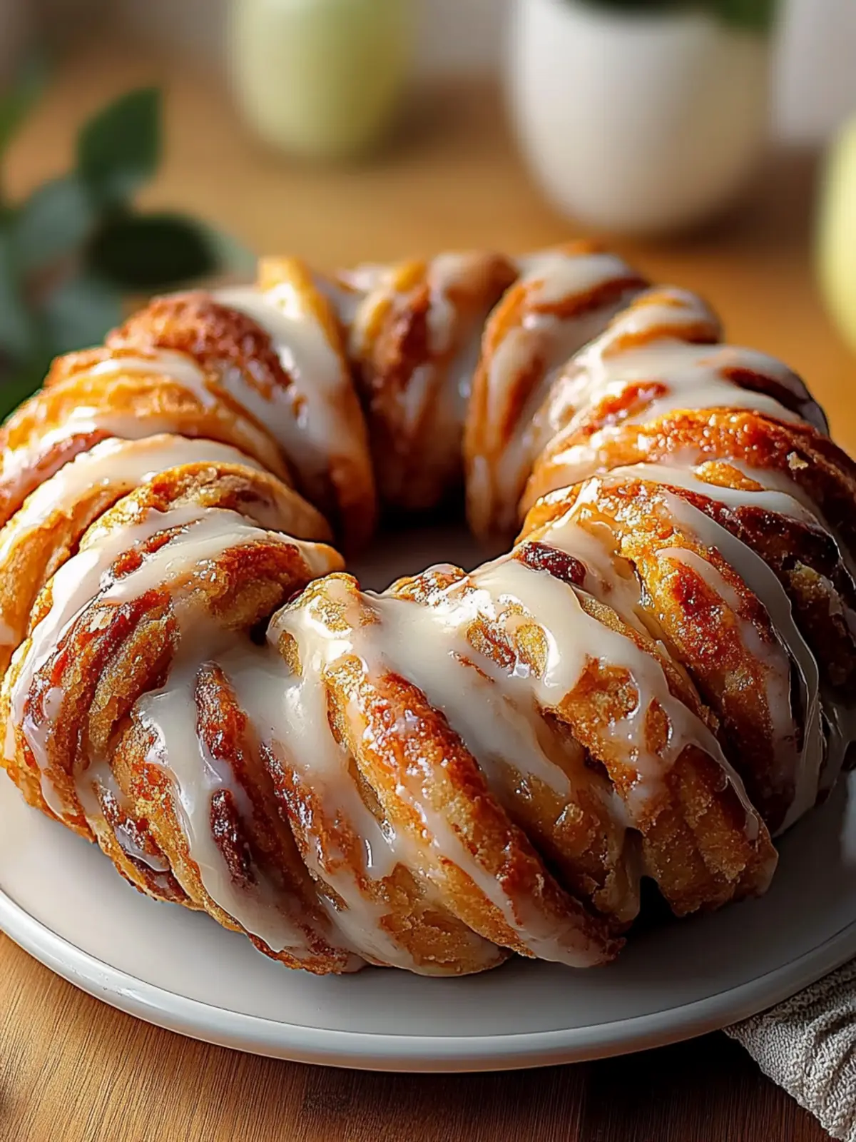 Delicious Apple Kringle with Vanilla Glaze Recipe You’ll Love 3 Apple Kringle with Vanilla Glaze Recipe