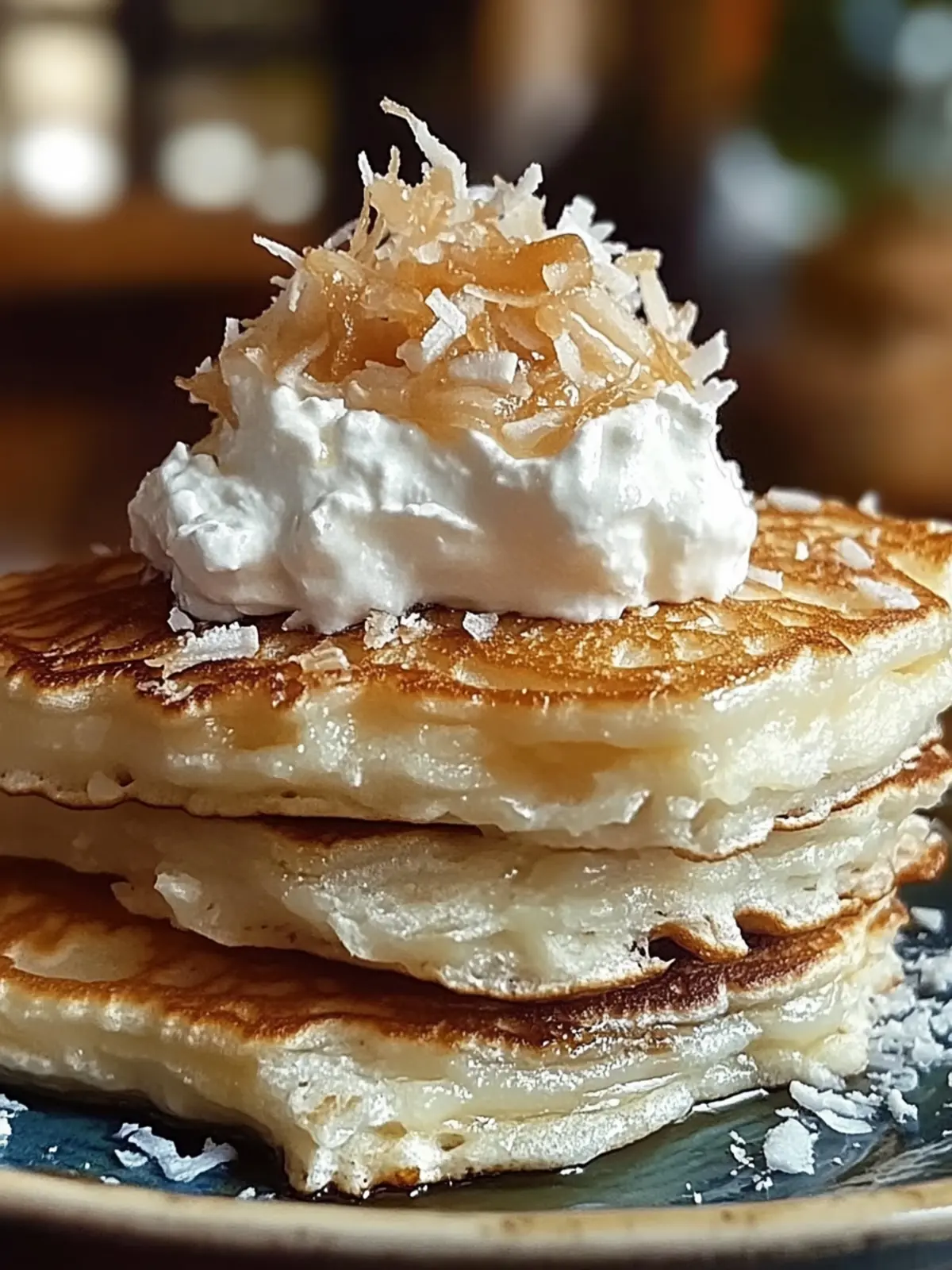 Delicious Sweet Coconut Cream Pancakes for a Perfect Morning 3 Sweet Coconut Cream Pancakes