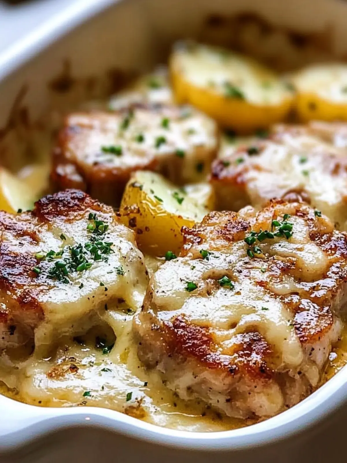 Smothered Pork Chop & Scalloped Potatoes for Cozy Nights 5 Smothered Pork Chop & Scalloped Potatoes