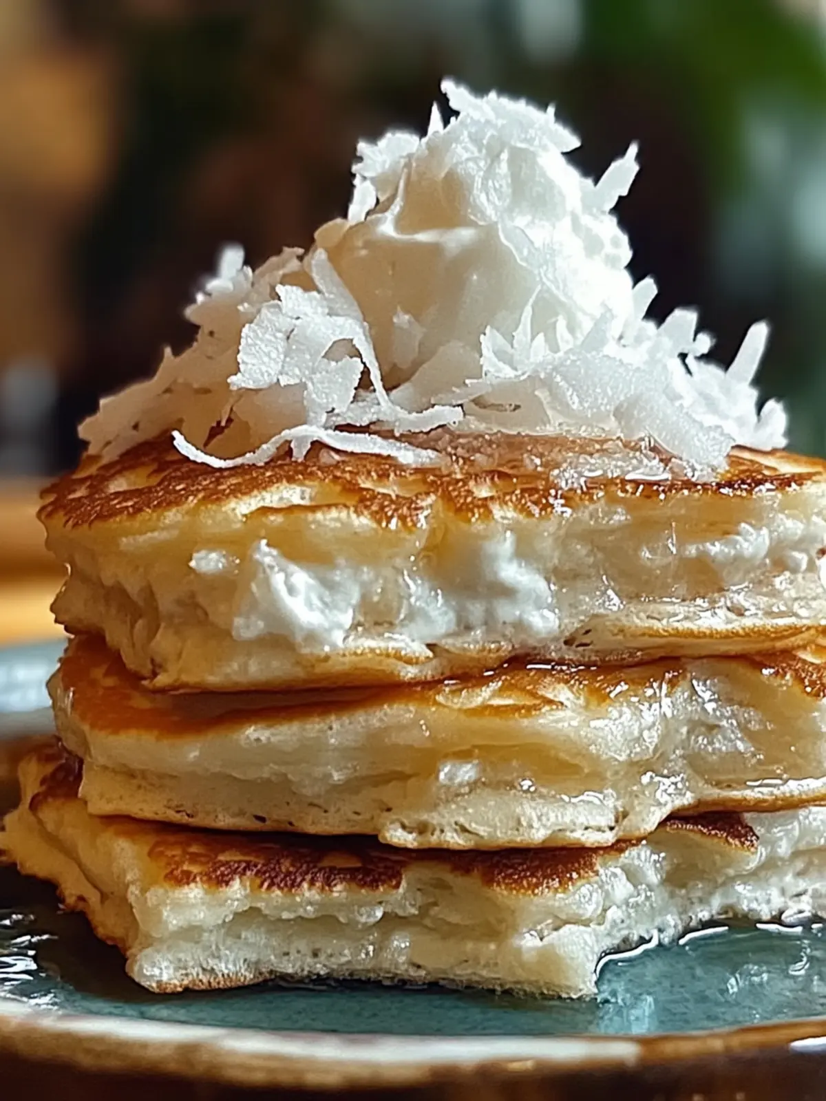 Delicious Sweet Coconut Cream Pancakes for a Perfect Morning 2 Sweet Coconut Cream Pancakes