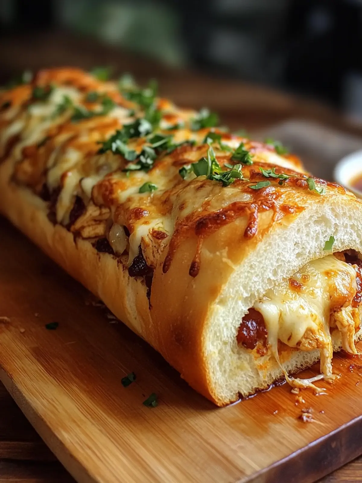 Cheesy Chicken Garlic Bread Sandwich: Your New Favorite Comfort Food 2 Cheesy Chicken Garlic Bread Sandwich