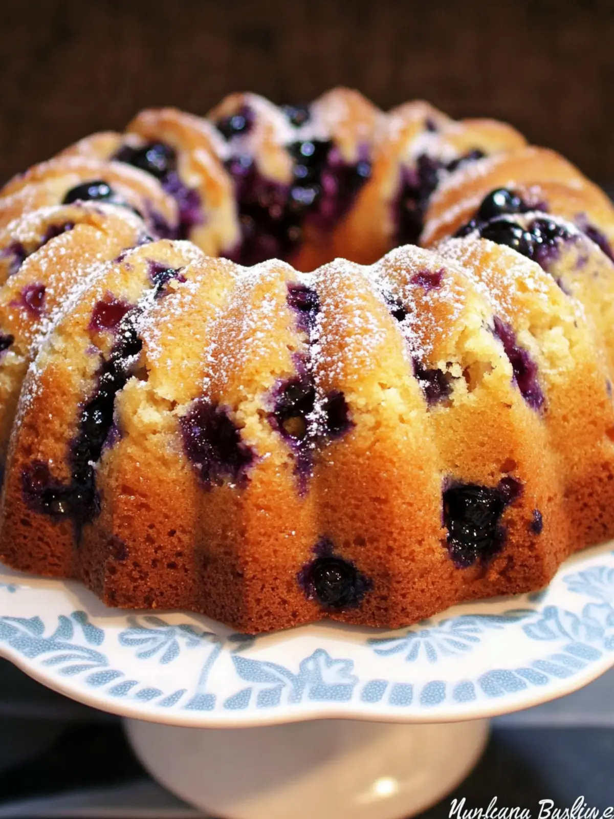 Blueberry Breakfast Bundt Cake