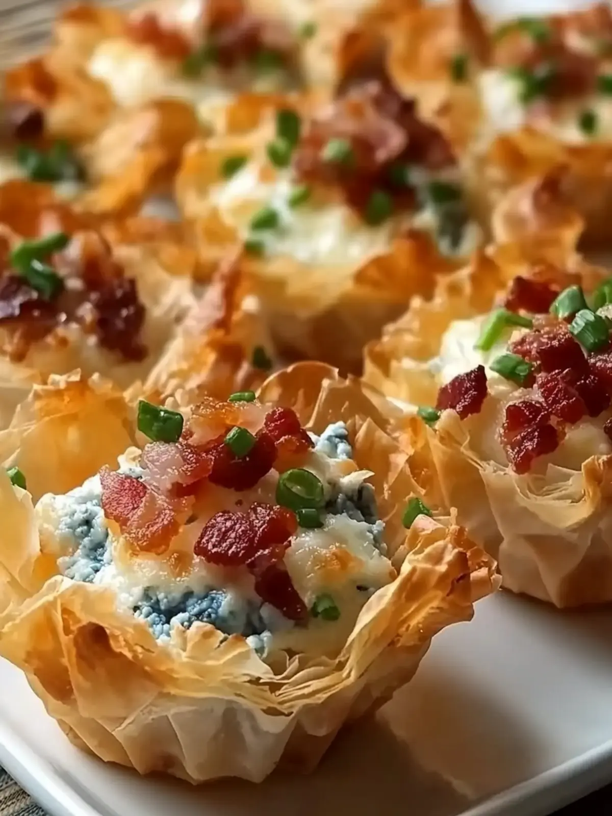 Bacon Blue Cheese Phyllo Cups: Your New Favorite Appetizer 4 Bacon Blue Cheese Phyllo Cups