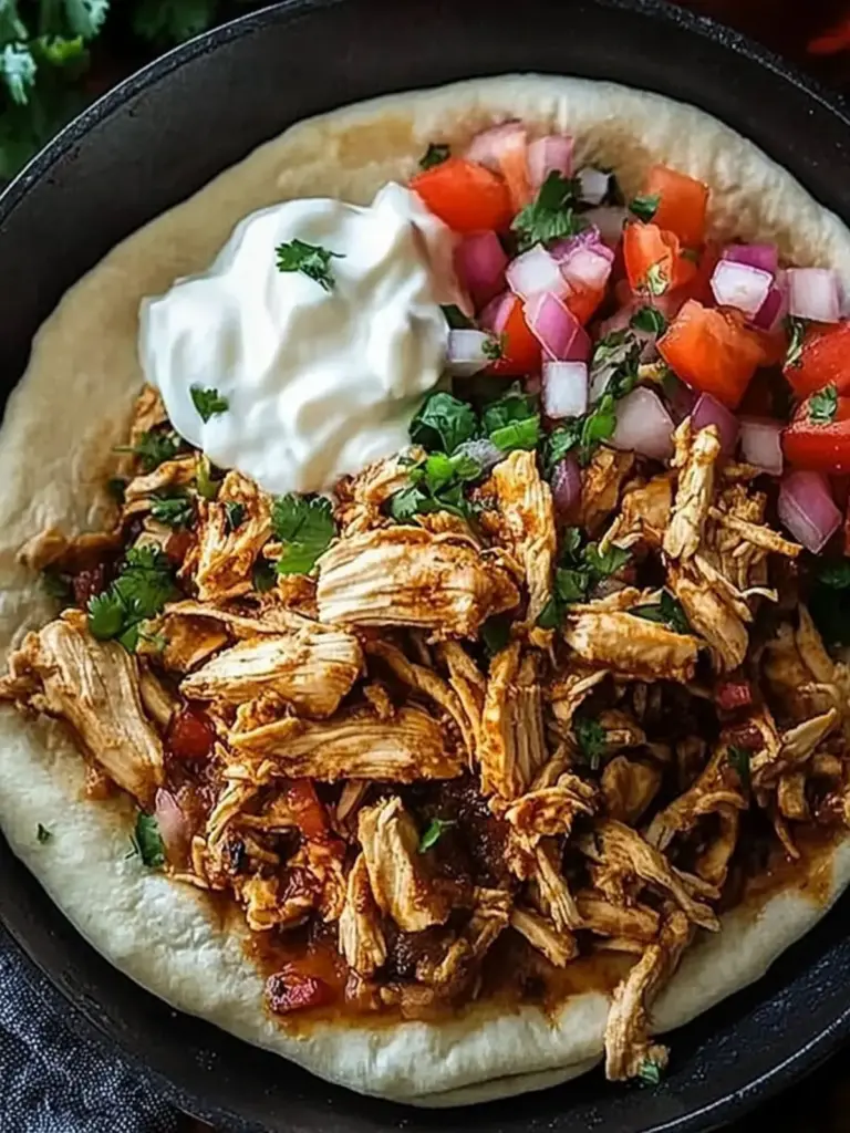 Slow Cooker Chicken Shawarma
