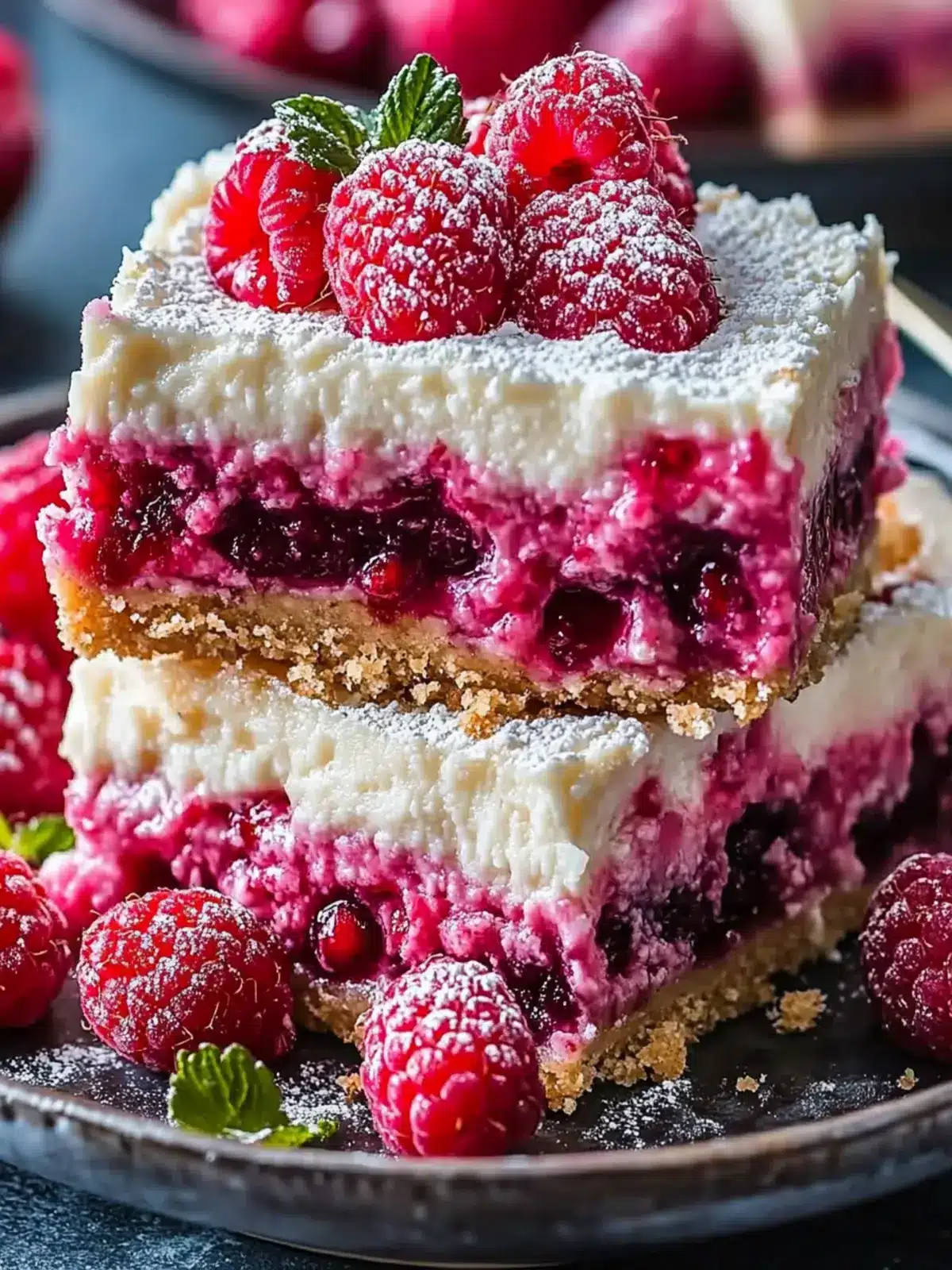 Raspberry Cheesecake Bars