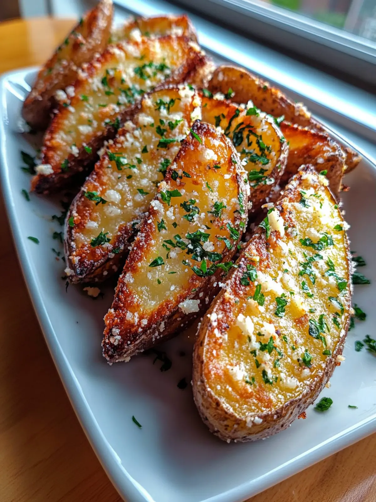Crispy Garlic Parmesan Potato Wedges for Ultimate Flavor Bliss 4 Crispy Garlic Parmesan Potato Wedges